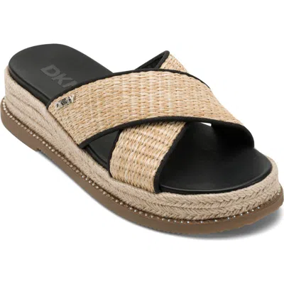 Dkny Berris Cross Band Slide Sandal