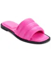 Dkny Slide Sandal In Shocking Pink