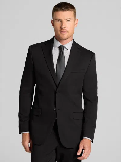 Dkny Big & Tall Men's Modern Fit Suit In Black
