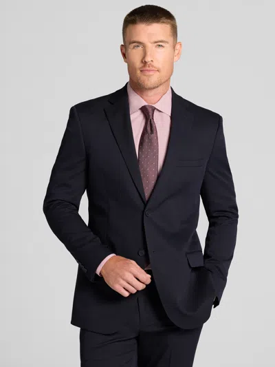 Dkny Big & Tall Men's Modern Fit Suit In Black