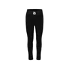 Dkny Black Leggings For Girl With Logo In Black