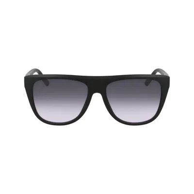 Dkny Black Plastic Sunglasses In Gray