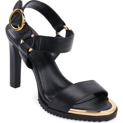 Dkny Blaire Harness Strap Sandal In Black