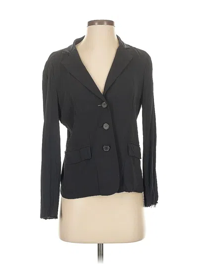 Pre-owned Dkny Blazer Jacket In Black
