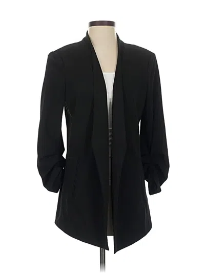 Pre-owned Dkny Blazer Jacket In Black