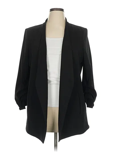 Pre-owned Dkny Blazer Jacket In Black