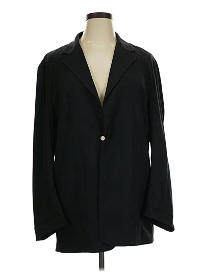 Pre-owned Dkny Blazer Jacket In Black