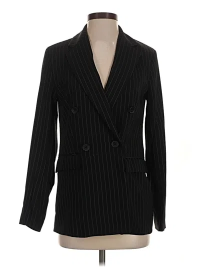 Pre-owned Dkny Blazer Jacket In Black