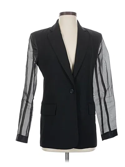 Pre-owned Dkny Blazer Jacket In Black