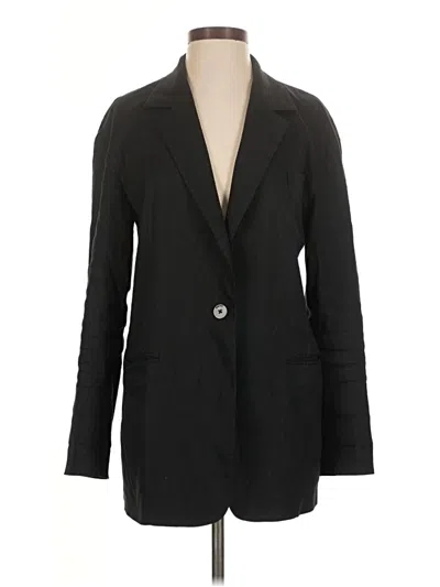 Pre-owned Dkny Blazer Jacket In Black