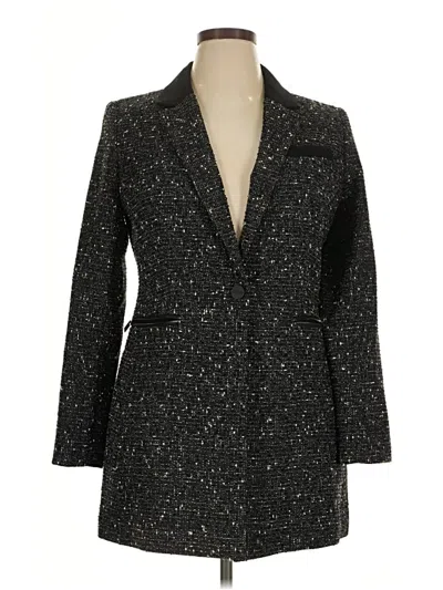 Pre-owned Dkny Blazer Jacket In Black
