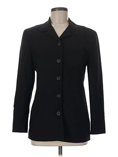 Pre-owned Dkny Blazer Jacket In Black