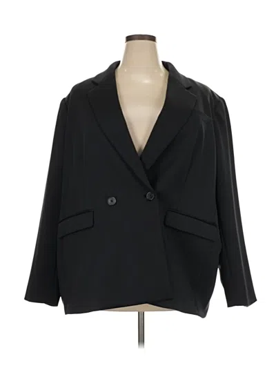Pre-owned Dkny Blazer Jacket In Black