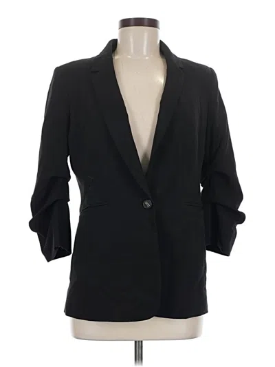 Pre-owned Dkny Blazer Jacket In Black