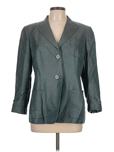 Pre-owned Dkny Blazer Jacket In Blue