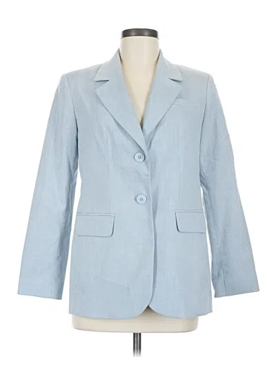 Pre-owned Dkny Blazer Jacket In Blue