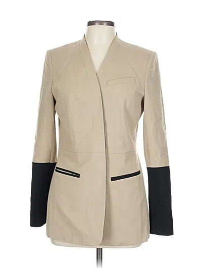 Pre-owned Dkny Blazer Jacket In Brown