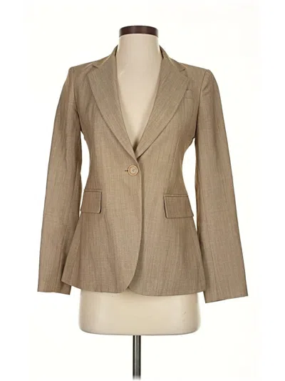 Pre-owned Dkny Blazer Jacket In Brown