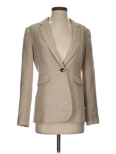 Pre-owned Dkny Blazer Jacket In Brown