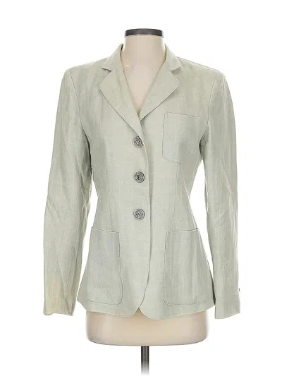 Pre-owned Dkny Blazer Jacket In Gray