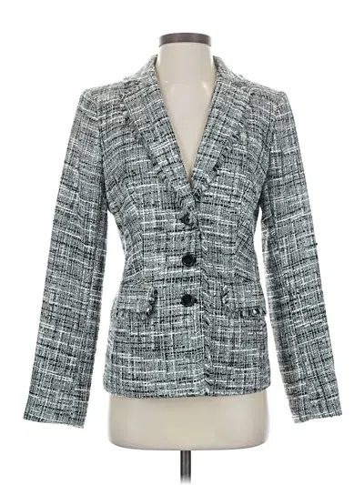 Pre-owned Dkny Blazer Jacket In Gray