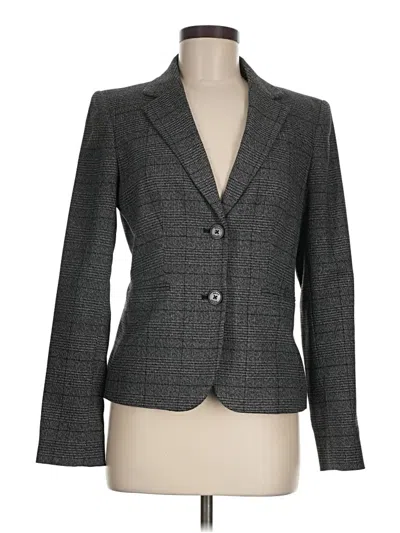 Pre-owned Dkny Blazer Jacket In Gray