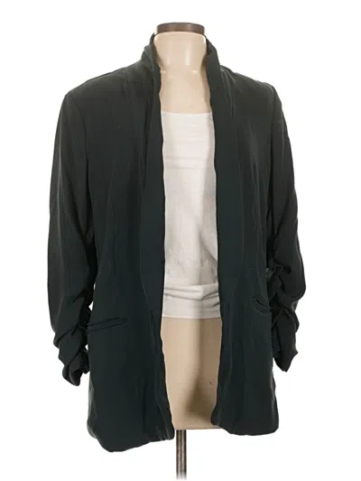 Pre-owned Dkny Blazer Jacket In Gray