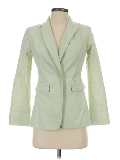 Pre-owned Dkny Blazer Jacket In Green