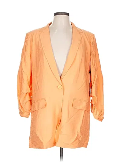 Dkny Blazer Jacket In Orange