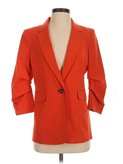 Pre-owned Dkny Blazer Jacket In Orange