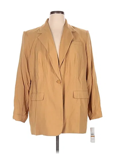 Dkny Blazer Jacket In Tan