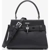 Dkny Bleeker Small Satchel In Black/silver