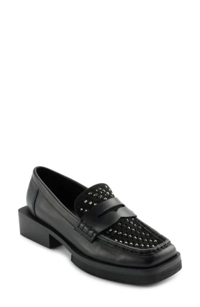 Dkny Blevins Penny Loafer In Black