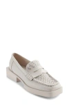 Dkny Blevins Penny Loafer In Soft White