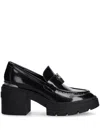 Dkny Block-heel Loafers In 黑色