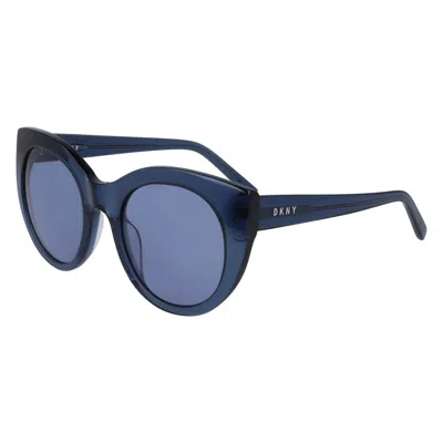 Dkny Blue Acetate Sunglasses