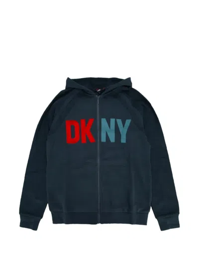 Dkny Kids' Blue Cotton Hoodie