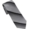 Dkny Bold Stripe Tie In Gray