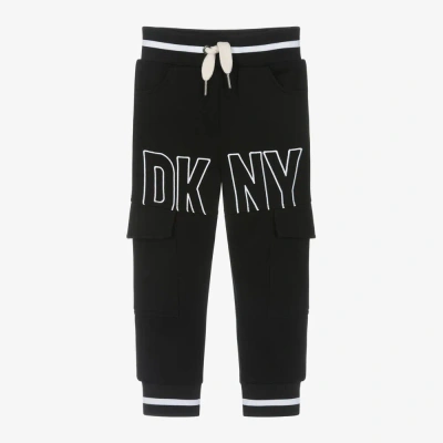 Dkny Kids'  Boys Black Cotton Joggers