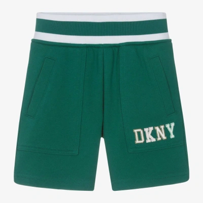 Dkny Kids'  Boys Green Cotton Shorts