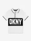 Dkny Colour-block Polo Shirt In White