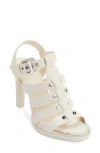 Dkny Bria Slingback Cage Sandal In White