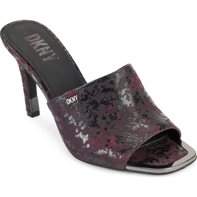 Dkny Bronx Slip-on Mule Sandal In Animal Print