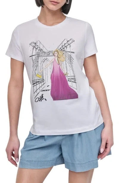Dkny Brooklyn Bridge Graphic T-shirt