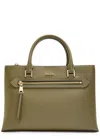 Dkny Bryant Avenue Small Leather Top Handle Bag In Green