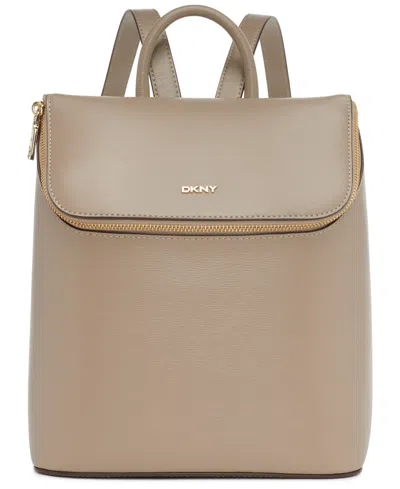 Dkny Bryant Top Zip Backpack In Indigo,silver
