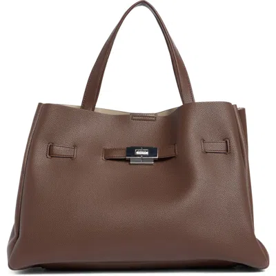 Dkny Bryar Large Satchel Bag In Brown
