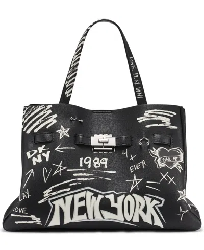 Dkny Bryar Large Satchel Bag In Black
