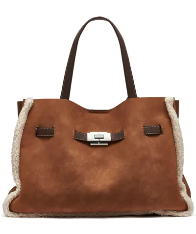 Dkny Bryar Large Satchel In Brown