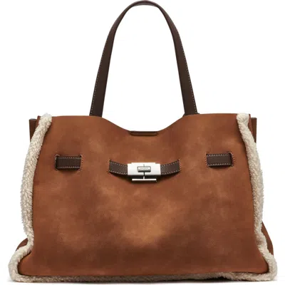 Dkny Bryar Large Satchel In Brown